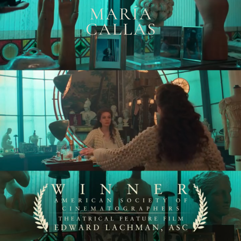 María Callas - Ganadora Mejor Dirección de Fotografía - ASC